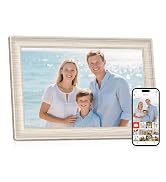 Frameo 10.1" WiFi Digital Picture Frame with 32GB Memory, 1280 x 800 IPS HD Touch Screen Electron...