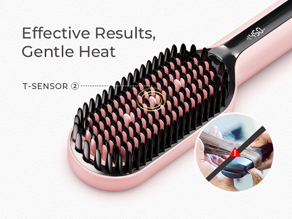 safe hair straightener brush for kids