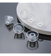 Angelears AE100 Earbud Tips, Replacement Liquid Silicone Soft Earplugs, Eartips Eartips S/M/L (3p...