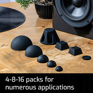 absorbing acoustic support anti vibration system stand thick subwoofer silicone feet isolation