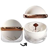 AARAINBOW Retainer Cleaner Case, Clear Denture Case, Large Denture Bath Box with Strainer Basket,...