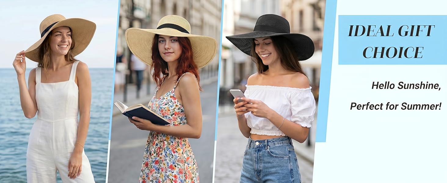 straw hats for women