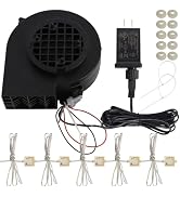 Juegoal Replacement Inflatable Blower 1500mA for Inflatable Yard Decorations, with 12V/1.2A Adapt...