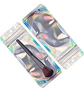 PABCK 100 Pieces 2.36x5.9 inch (Inside Size 1.9x4.65 inch) Resealable Foil Pouch Clear Front Heat...