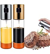 Cdycam Oil Sprayer for Cooking, Control Diet 100ml Food-grade Glass Olive Oil Sprayer Mister Meas...