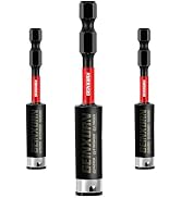 Geinxurn 3Inches Impact Magnetic Screwdriver Bit Holders, 3PACK Extension Socket Drill Bit Holder...