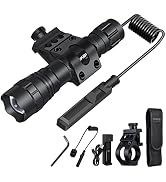 DARKBEAM ir Flashlight Infrared 940nm Light LED Rechargeable Mini for Night Vision, Handheld Tact...