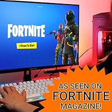 Orzly Gaming Keyboard white RGB USB Wired Rainbow Keyboard Designed for PC Gamer PS5, Laptop, Xbox