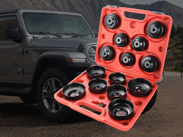 15PCS Oil Filter Cap Wrench Tool