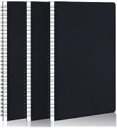 EUSOAR Graph Paper Spiral Notebook, B5 3Pack 7.3