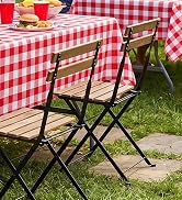 misaya 4 Packs 54 x 120 Inch Buffalo Disposable Table Cloth, Waterproof Plastic Tablecloth, Recta...