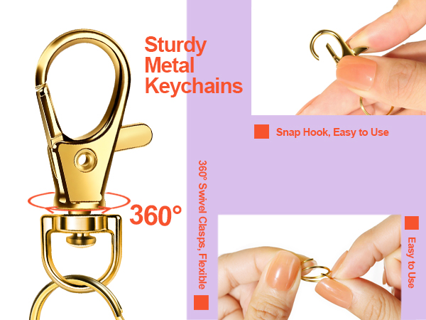 Well Crafted Gold Keychains