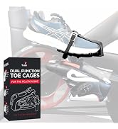 TrubliFit Bike Dual Function Toe Cages - Convert Peloton Pedals to Two Sided Toe Cages or Delta C...