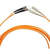 Eardion SC to ST Fiber Patch Cable, 3M (9.84ft) Multimode Duplex 50/125um OM2 Fiber Jumper- SC/UP...