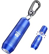 Acoszero EDC Mini Flashlights High Lumens LED Pocket Keychain Magnetic Activation Flashlight Type...