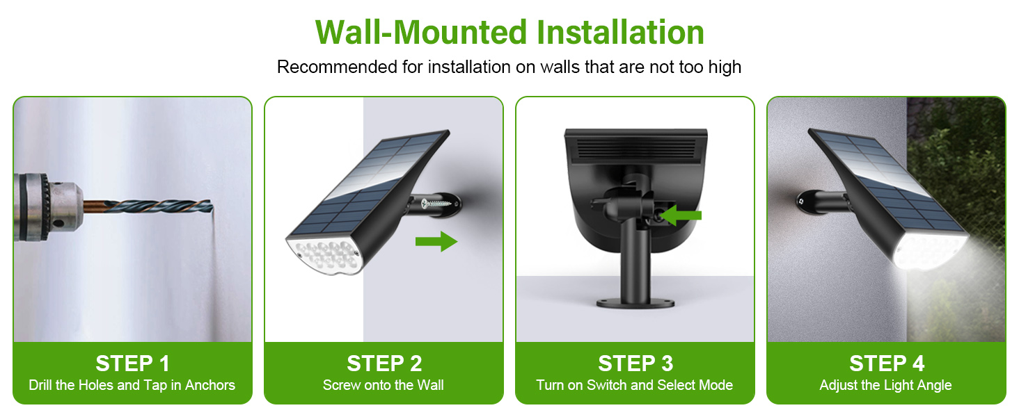 outside solar lights for yard waterproof spot lights outdoor solar powered