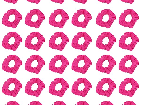 Solid Scrunchies 36 Pack