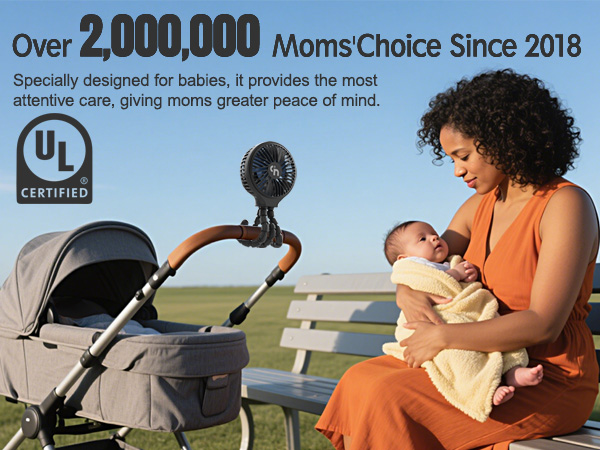 WiHoo Portable Stroller Fan