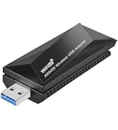 WiFi 6E Adapter Wireless USB for PC - AXE5400 Tri-Band 6G/5G/2.4G WiFi 6E USB Adapter for Desktop...