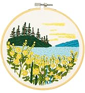 DIAMOND DOTZ Mountain Lake Embroidery Kit - 5.0"