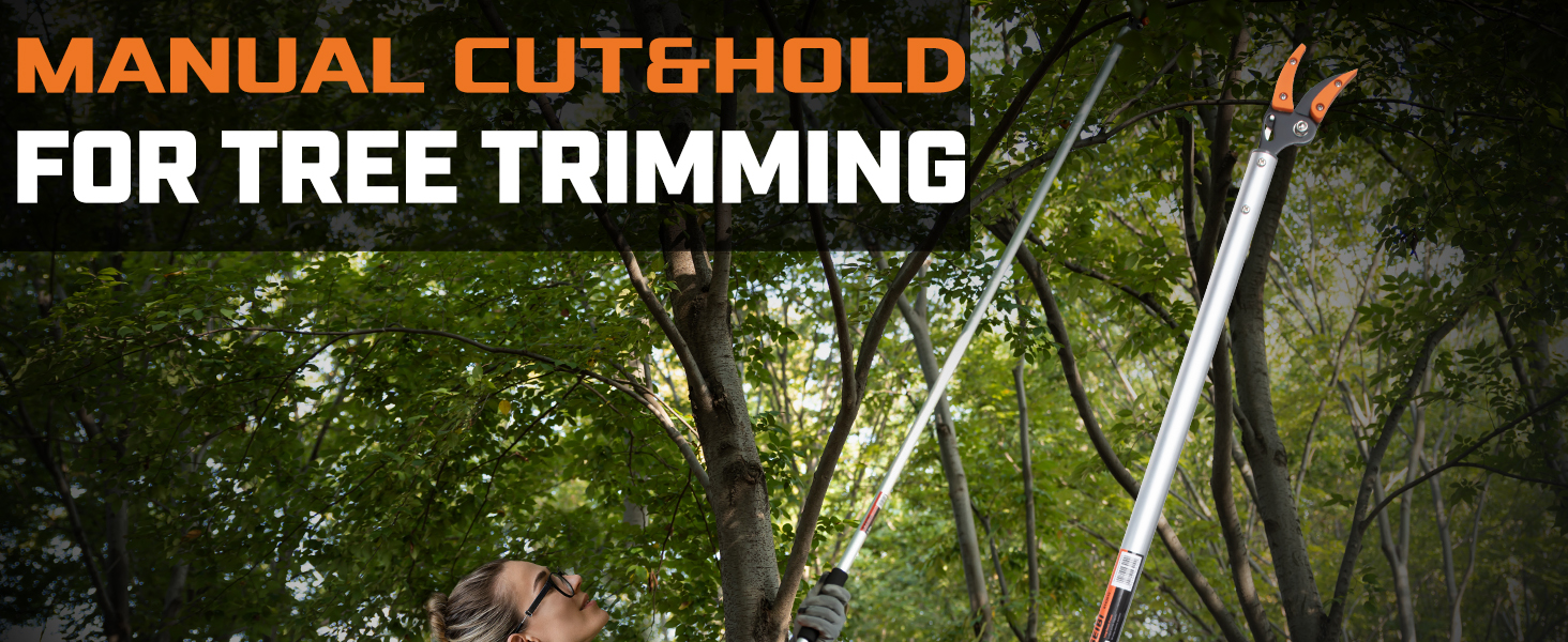 manual cut and hold pruners