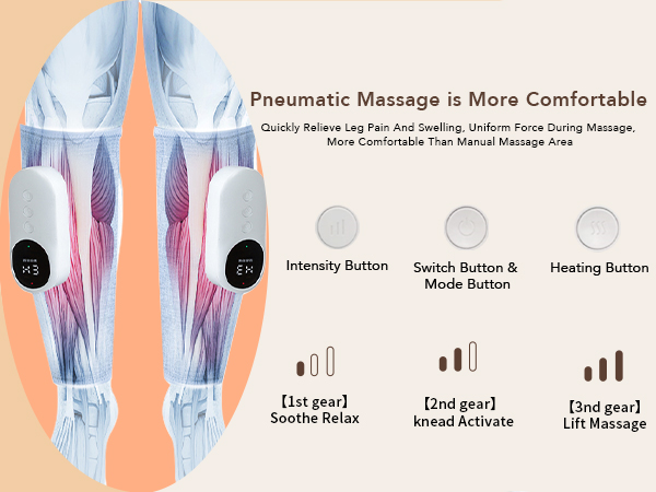 air compression leg massager