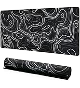 YUNZII Keynovo Gaming Mouse Pad, Large Mouse Pad, Non-Slip 4mm Laptop Gaming Desk Pad,Waterproof ...