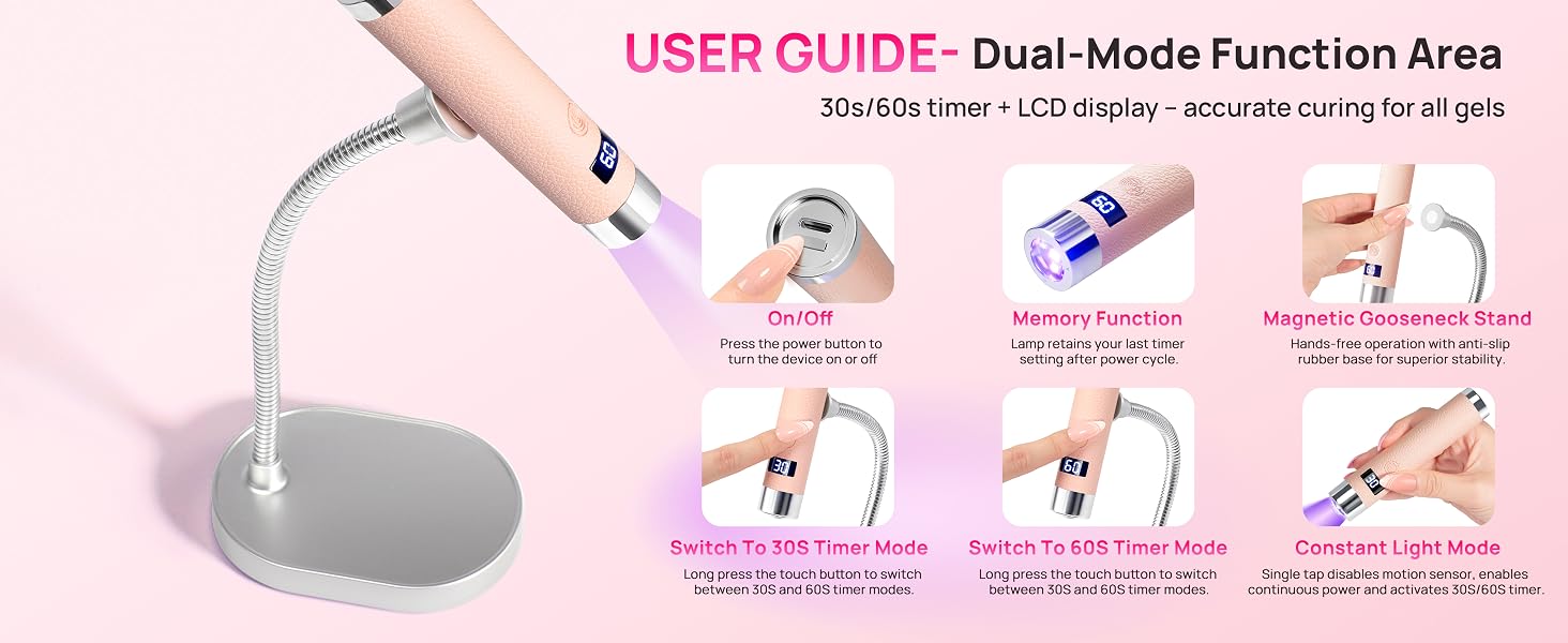 Handheld UV Nail Lamp