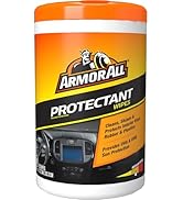 Armor All Car Interior Protectant Wipes, 90 Count Canister, UV Protectant for Vinyl, Rubber, Plas...