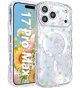 Solanaluna Compatible with MagSafe Magnetic Case for iPhone 17 Pro Max,Cute Pastel Mint Lavender ...