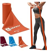 A AZURELIFE Professional 8 Yard Bulk Resistance bands Rolls or 5 ft. Long Non-Latex Elastic Exerc...