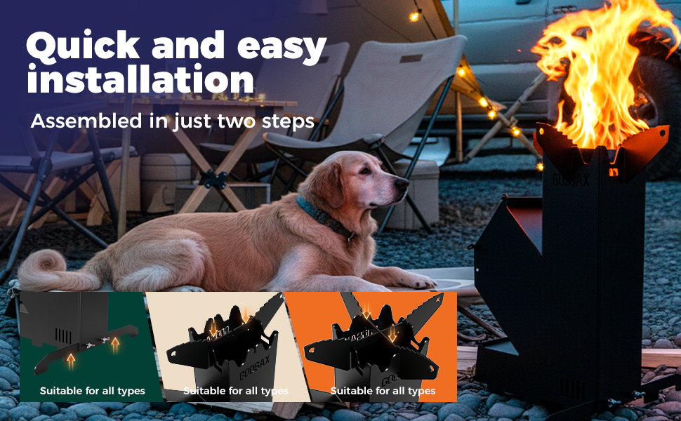 wood burning stove