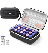 Krypthos 21 Slots Insulin Fridge Holder Storage Case, Portable Diabetes Insulin Organizer Bag for...