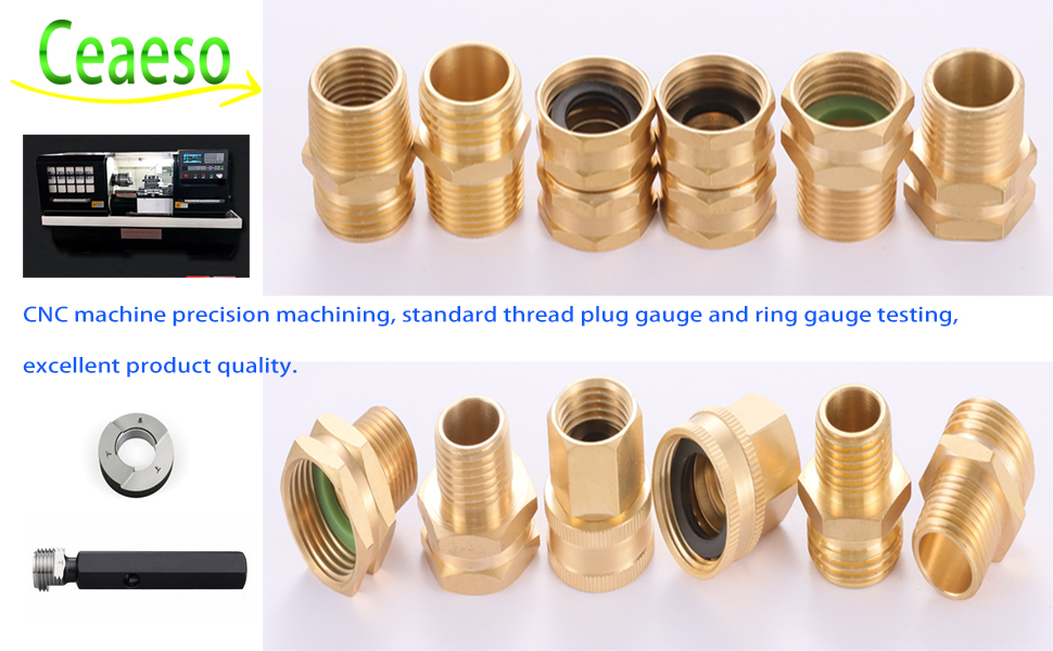 Garden hose adapter ,3/4 GHT to NPT