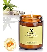 Aromatherapy Candles, Scented Candles, 7 OZ Lemongrass Citronella Candles, Stress Relief and Rela...