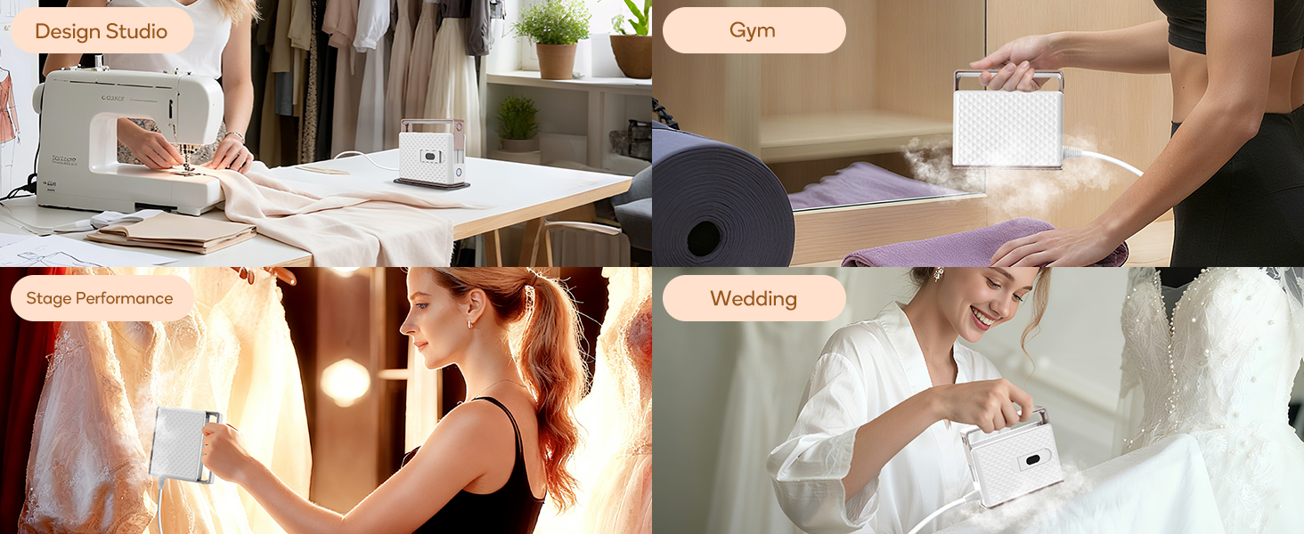 wedding, RVs, gym, hotel, clothing steamer with stand, iron and steamer all in one, pressing