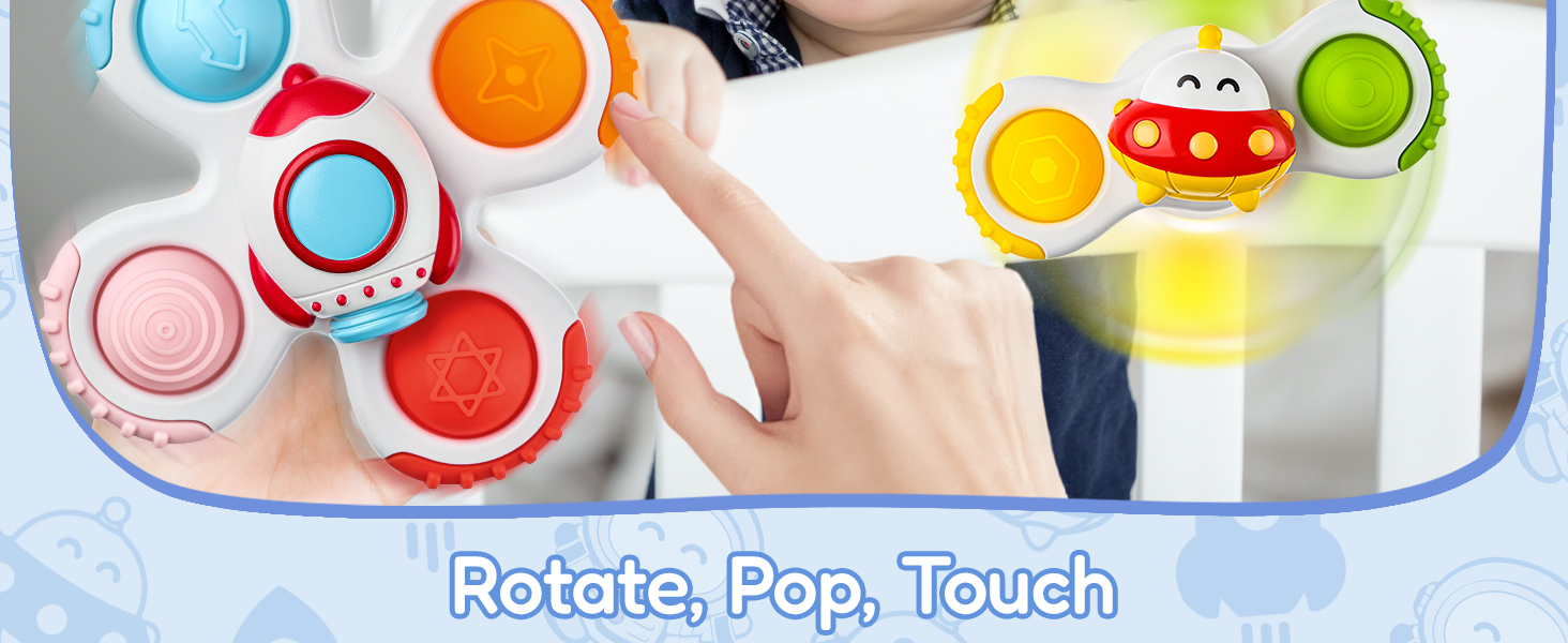 Suction Cup Spinner Toys