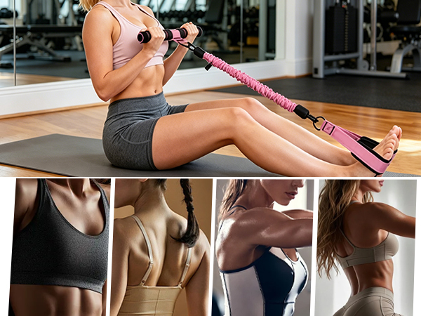 Adjustable Pedal Resistance Band for Full-Body Workout