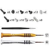 eXtremeRate Cross Screwdriver Tri-Wing Screwdrivers Kit, Assemble Disassemble Tools Set with Spri...