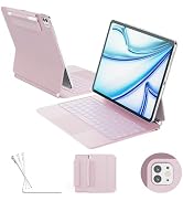RAYMCRAFT for iPad Air 13 inch Case with Keyboard (M3,2025 / M2,2024), iPad Pro 12.9 (6th/5th/4th...