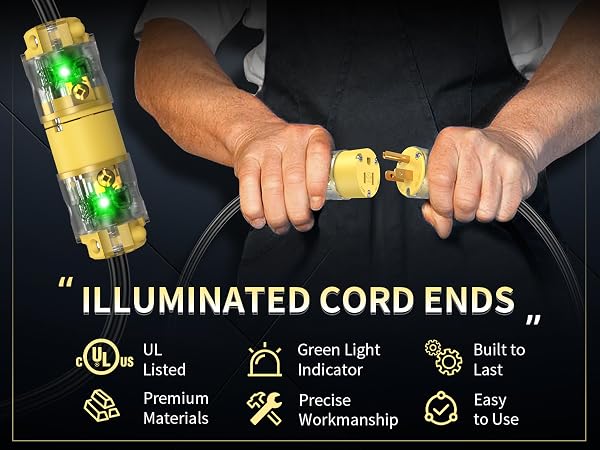 Lighted Cord Ends