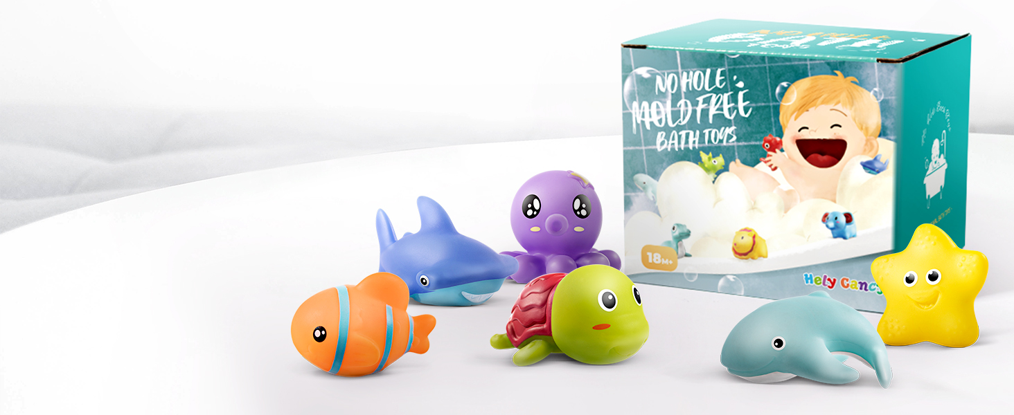 ocean animal bath toys