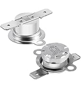 UL/CUL KSD301 125V 16A Thermal Cutoff Switch,150°C/302°F Off,130°C/266°F On Bimetal Snap Disc Cer...