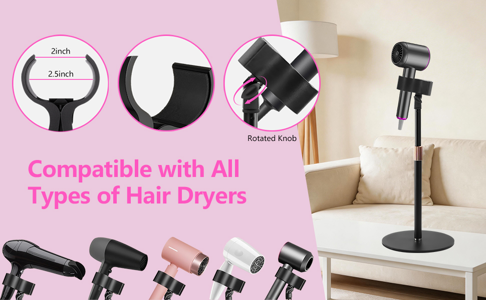 Hair Dryer Stand Holder