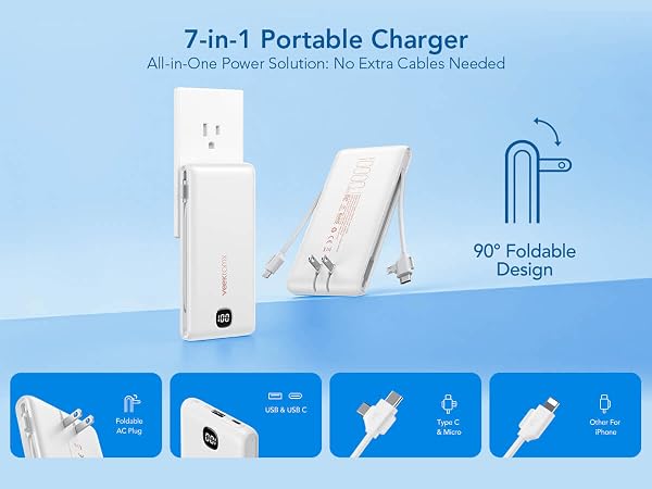 7-in-1 Portable Charger