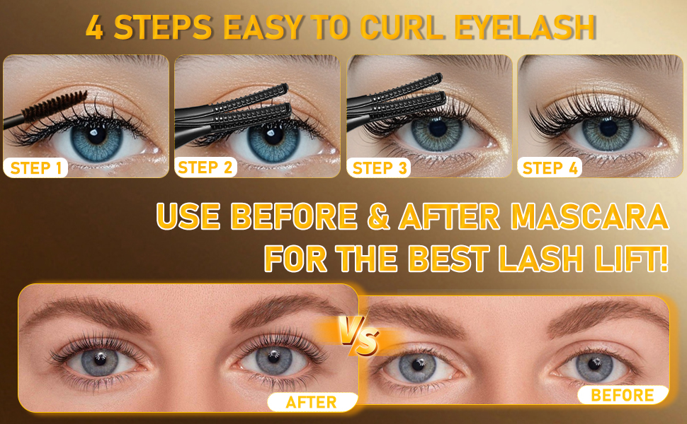 Heated Eyelash Curler for women