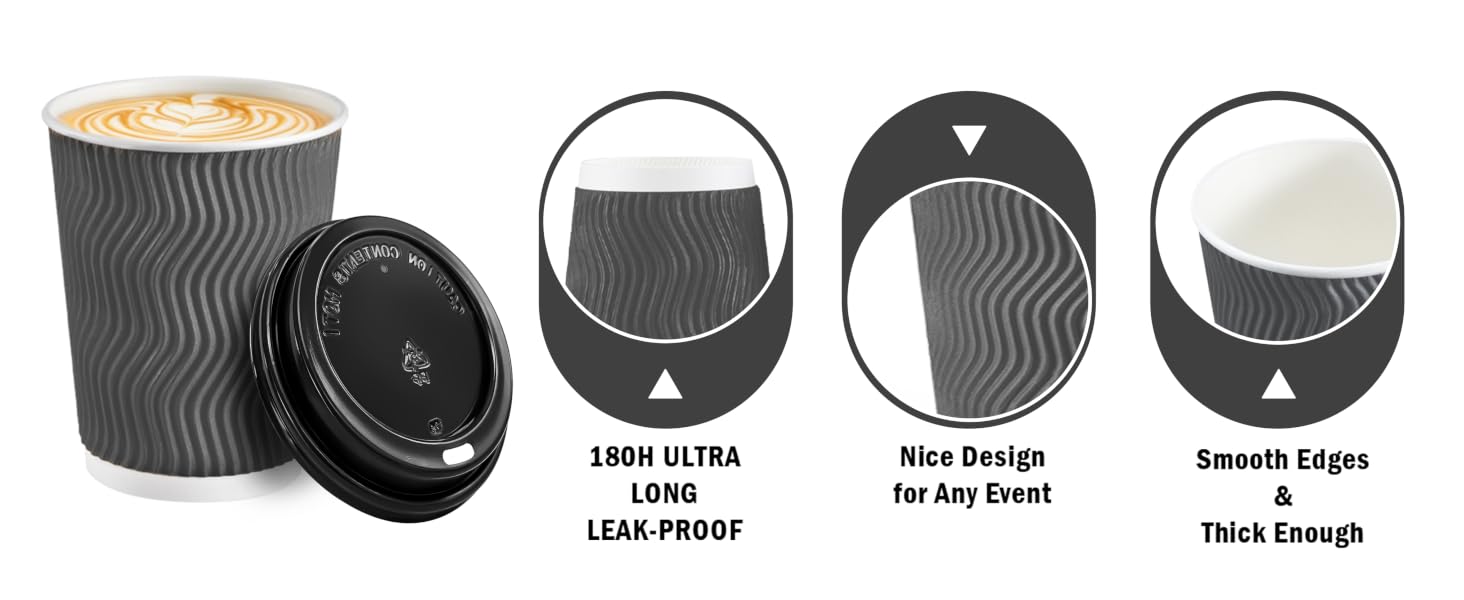 coffee cups with lids