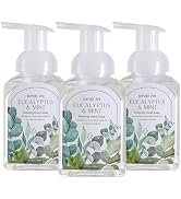 ROMIIE ZOI Mini Foaming Hand Soap - Pack of 3 - Eucalyptus & Mint - 260 ML/ 8.7 FL. OZ Each
