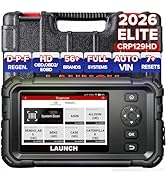2026 Launch CRP129 HD Heavy Duty Truck Diesel OBD2 Diagnostic Scanner | Full System Diesel Truck ...