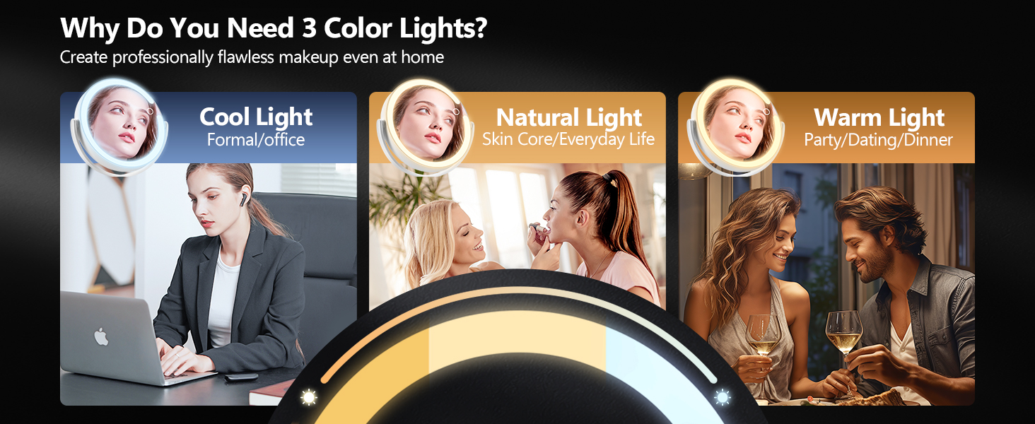 makeup mirror with lights